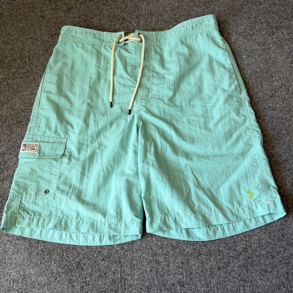Tommy Bahama Swim Trunks Sz M Light Blue